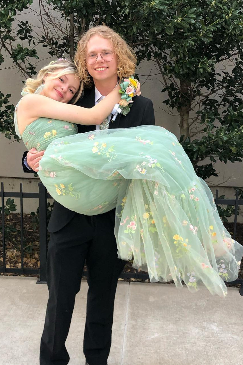 Rowan |A Line Sweetheart Long Prom Dress with Embroidery - Prom Dress - DYAVOR®