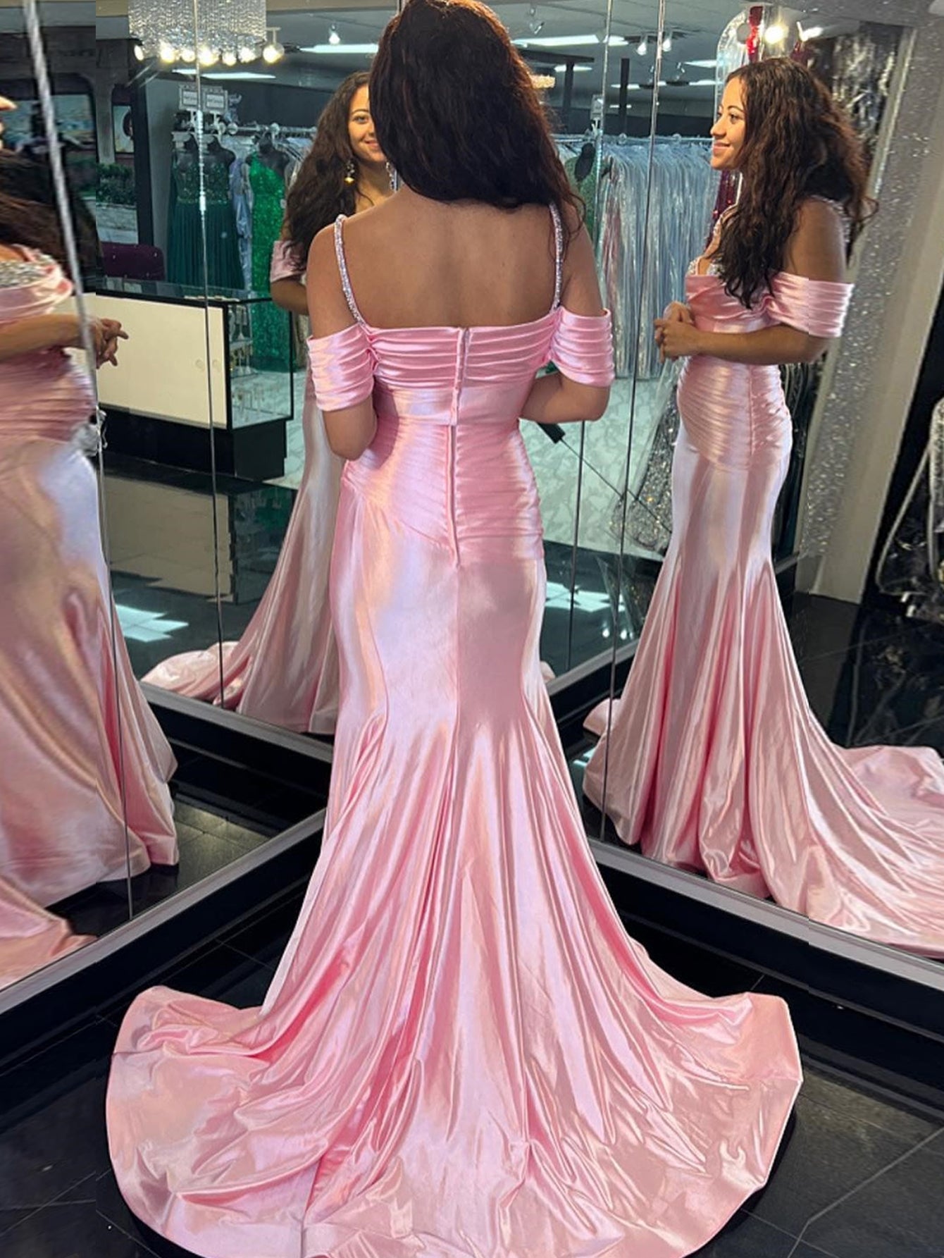 Judith | Pink Sweetheart Neck Long Mermaid Prom Dress - Prom Dress - DYAVOR®