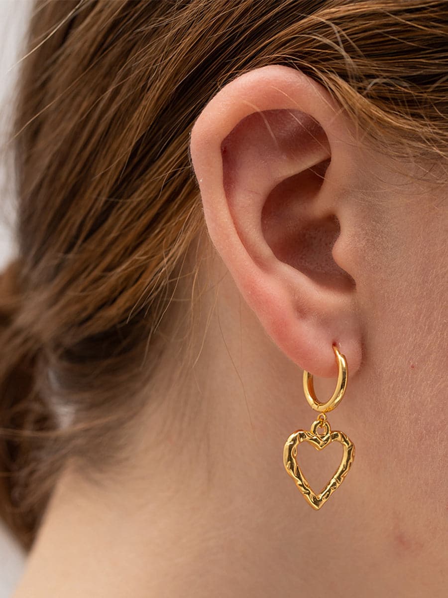 Hollow Heart Earrings MSE00152 - Earrings - DYAVOR®