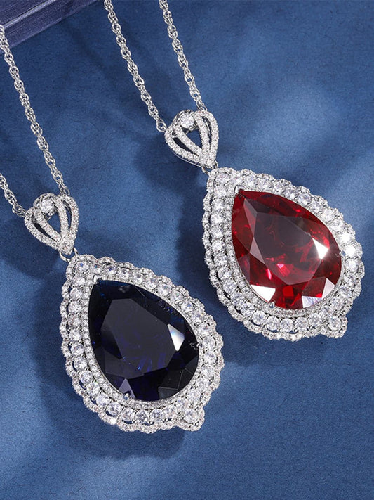 Alluring Ruby Pendant MSE033108 - Necklaces - DYAVOR®