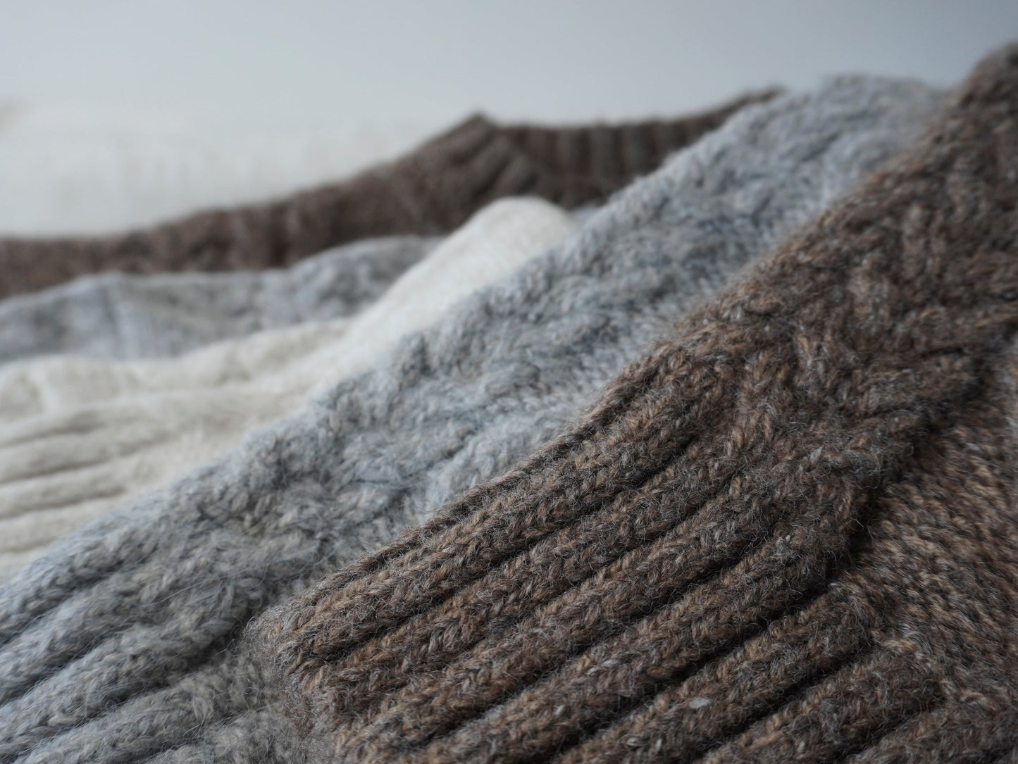 Hand-Knitted Cozy Loose Mohair Sweater for Women Leisurewear Oversized Distressed Knit Sweater Alpaca Pullover Gift for Her Christmas Gift - - DYAVOR®