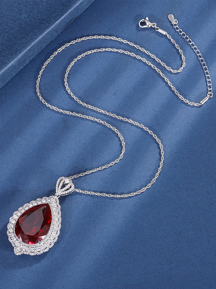 Alluring Ruby Pendant MSE033108 - Necklaces - DYAVOR®