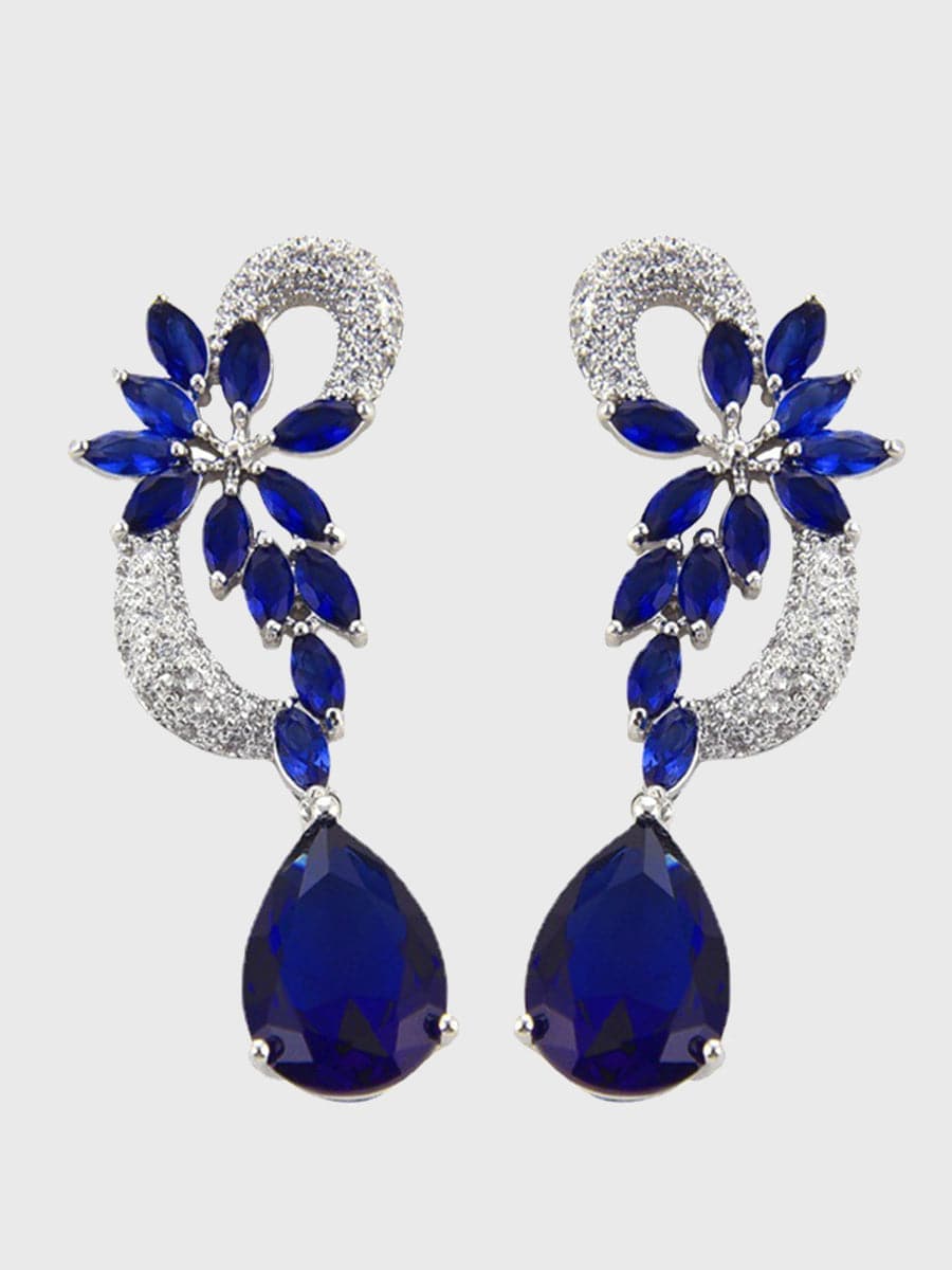 Missord Pear Cut Cubic Zirconia Drop Earrings MSE101059 - Earrings - DYAVOR®