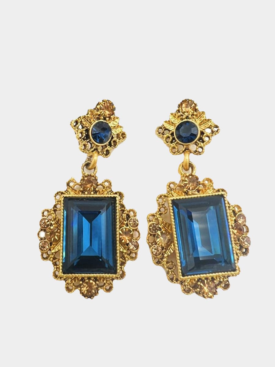 Vintage Rhombus Hollow Earrings MSE00148 - Earrings - DYAVOR®