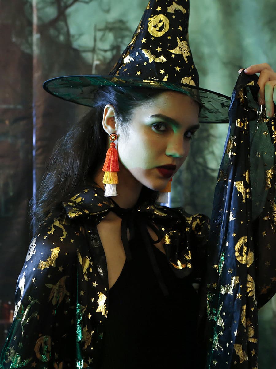 Halloween Boho Tassel Earrings MSE00169 - Earrings - DYAVOR®