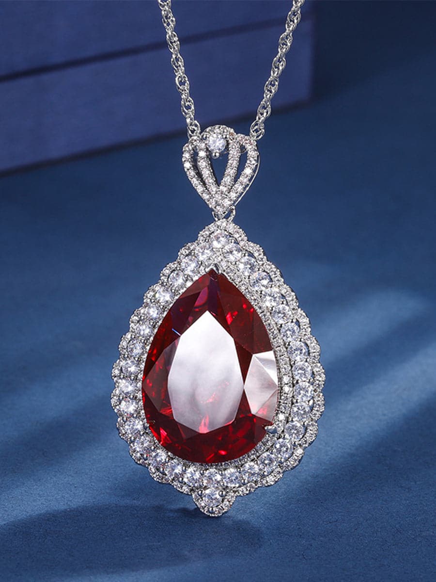 Alluring Ruby Pendant MSE033108 - Necklaces - DYAVOR®