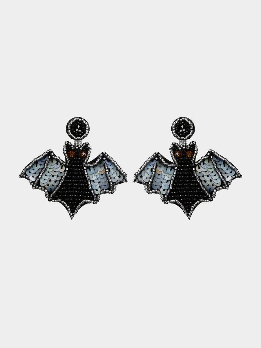 Creative Bat Halloween Earrings MSE00157 - Earrings - DYAVOR®