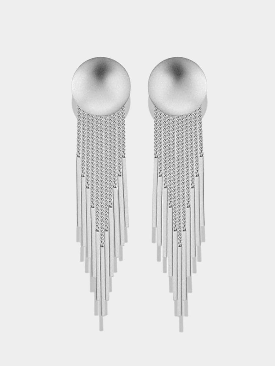 Simple Round Tassel Earrings MSE00141 - Earrings - DYAVOR®