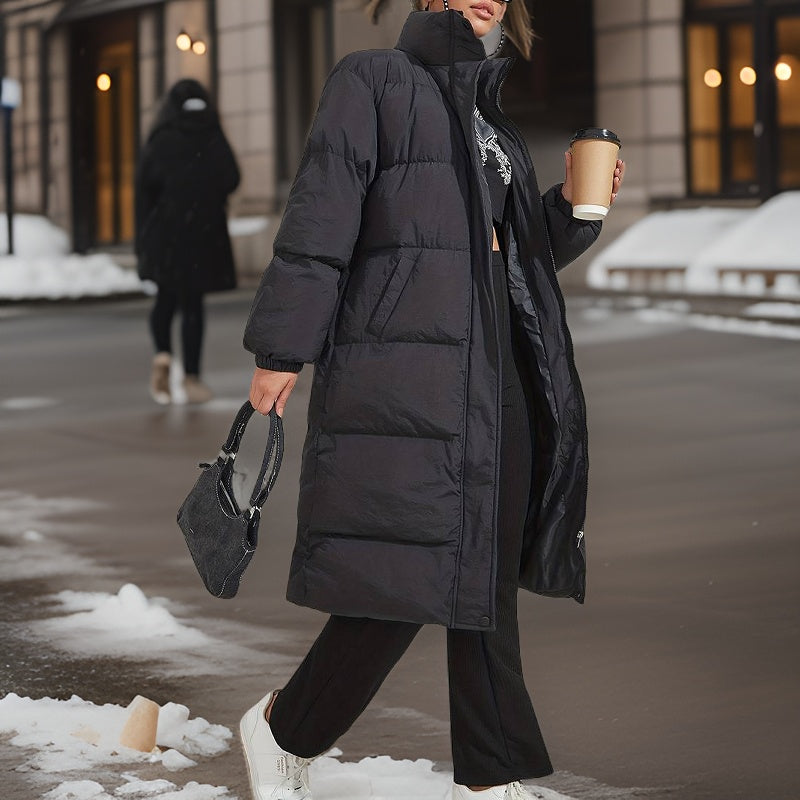 Bines - long women's puffer jacket - - DYAVOR®