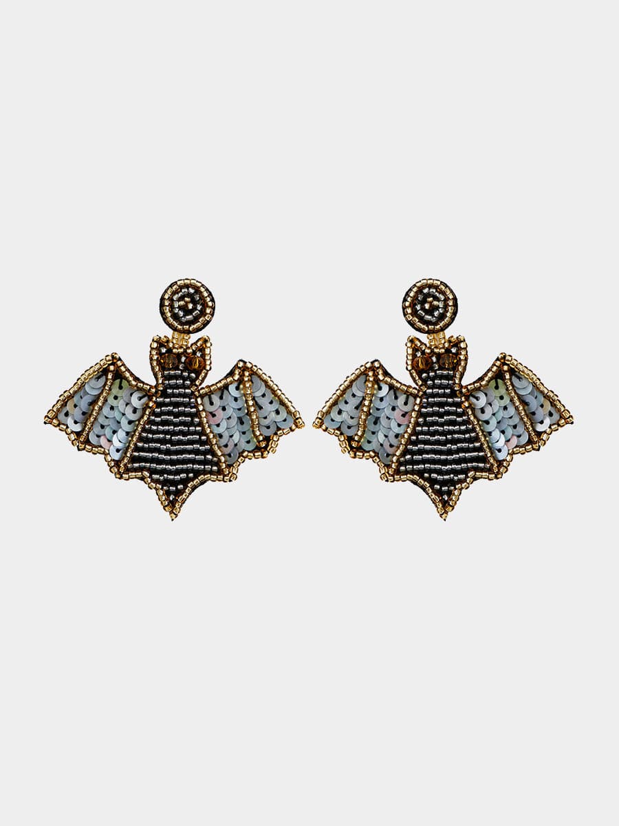 Creative Bat Halloween Earrings MSE00157 - Earrings - DYAVOR®