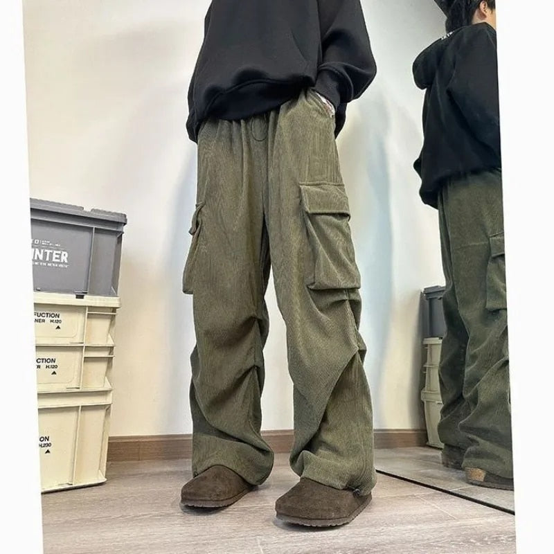 Alina - Corduroy Cargo pants in Harajuku style. - 07/112024 3 - DYAVOR®