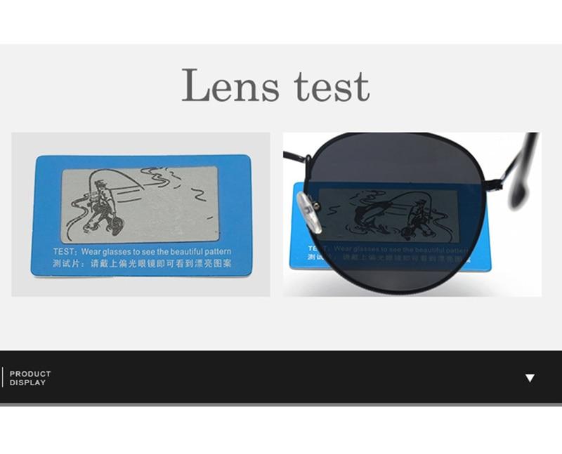 100% Polarized Unisex Round Alloy Frame Photochromic Designer Sunglasses - Unisex Sunglasses - DYAVOR®
