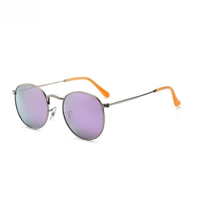100% Polarized Unisex Round Alloy Frame Photochromic Designer Sunglasses - Unisex Sunglasses - DYAVOR®