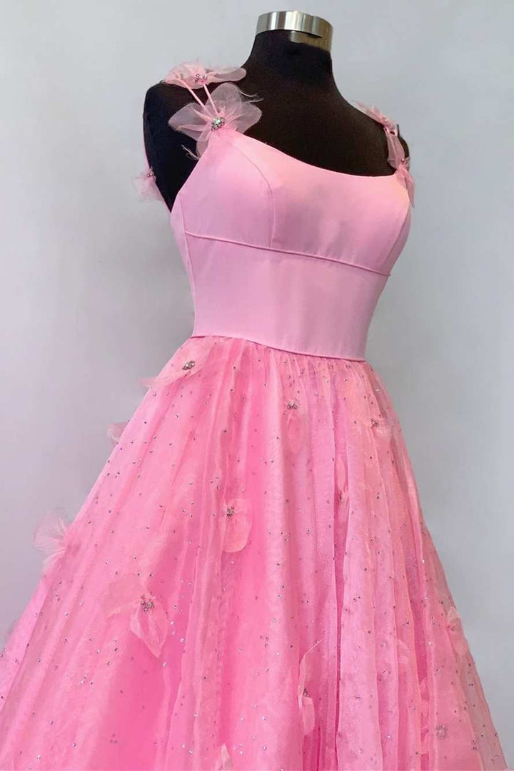 Sarahi |A Line Spaghetti Straps Organza Prom Dress - Prom Dress - DYAVOR®