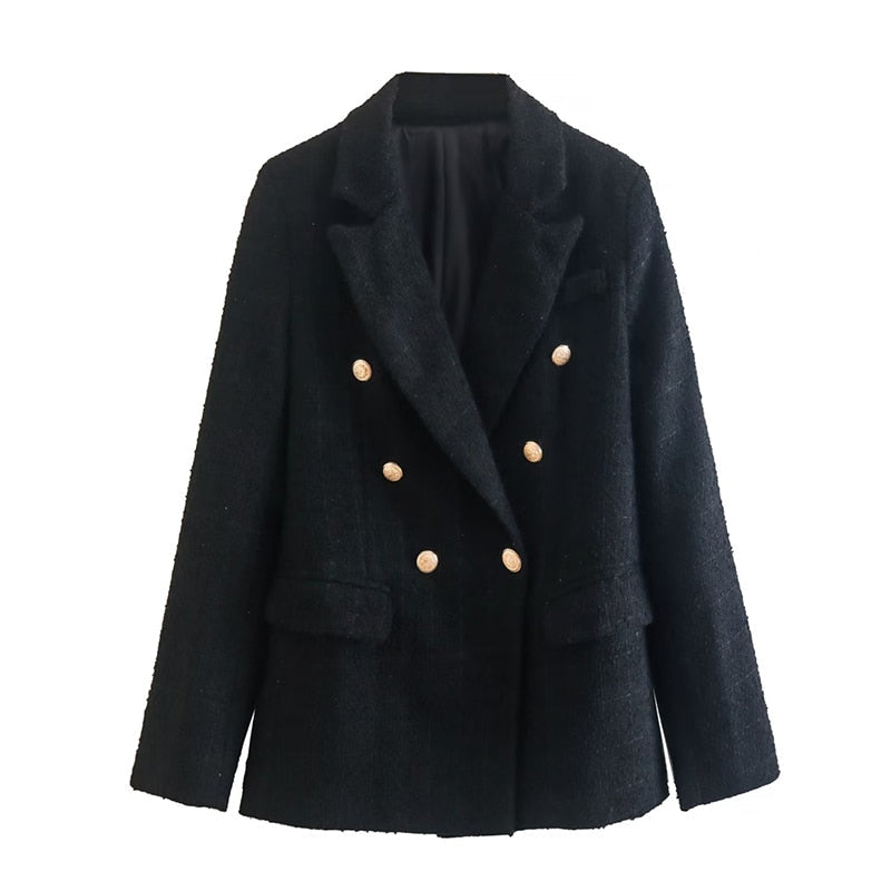 Double-breasted blazer for women