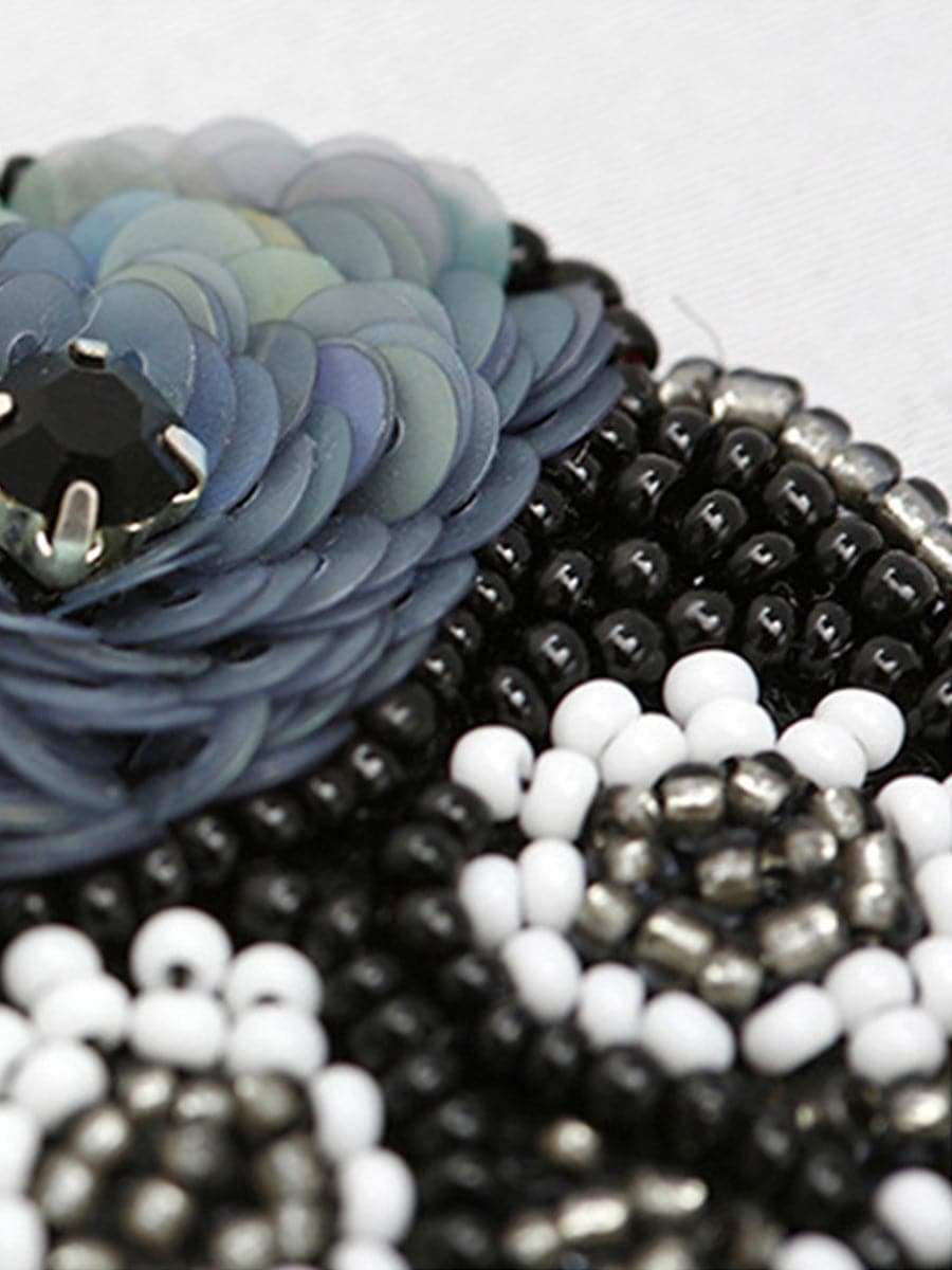 Handmade Beaded Skull Halloween Earrings MSE00154 - Earrings - DYAVOR®