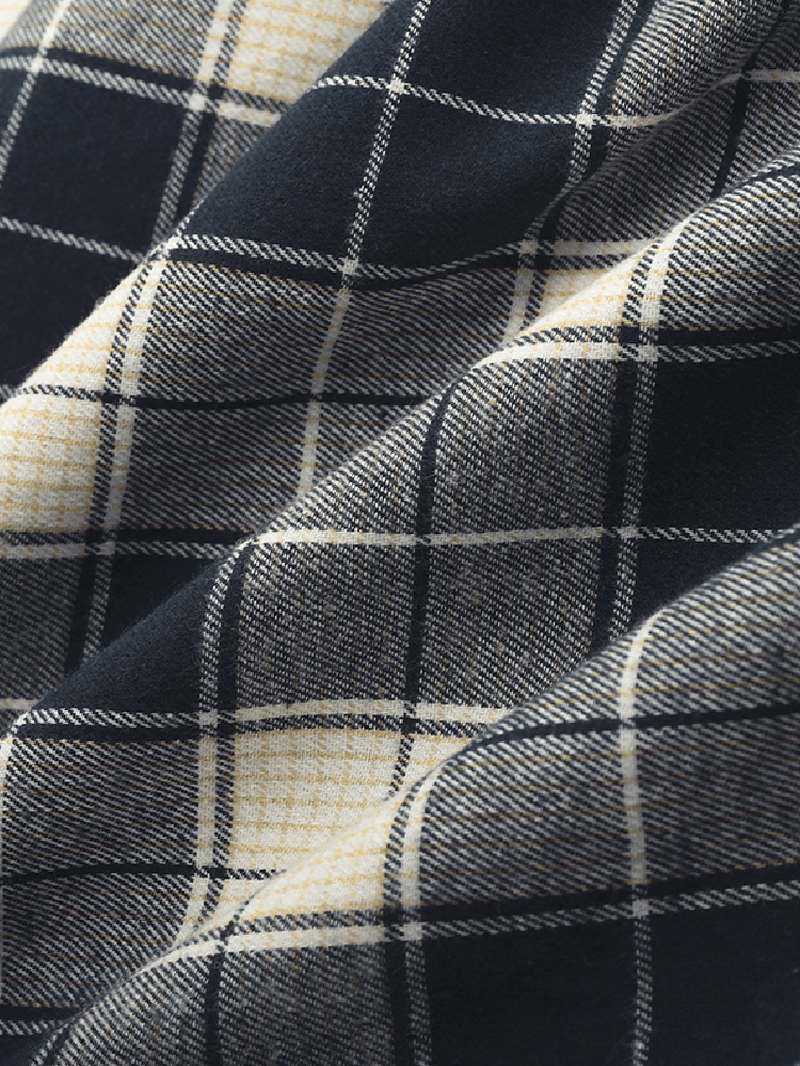 Women Plaid A-Line Vintage High Waist Skirts with Pocket - Skirts - DYAVOR®
