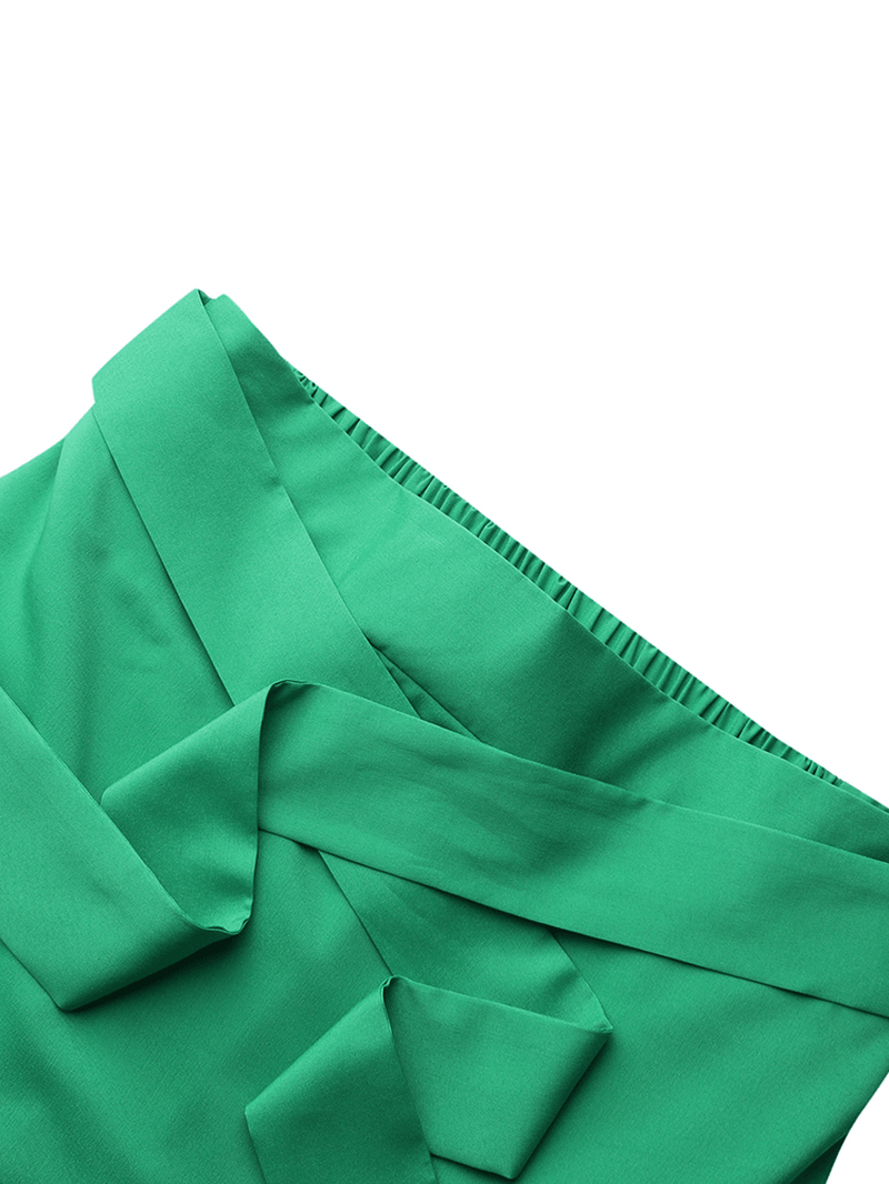 Women's Solid Color High Waist Ruffle High Low Hem Swing Maxi Skirts for Fashionable Style - Skirts - DYAVOR®