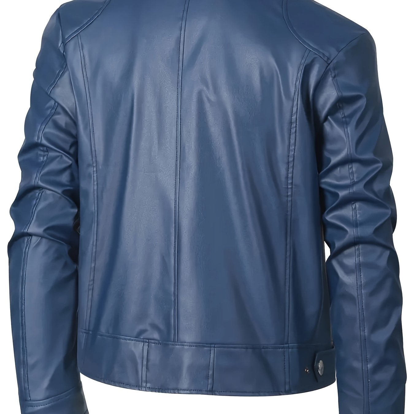 Ruben | Stylish PU leather jacket with color blocks and multi-zip design - 07/112024 1 - DYAVOR®