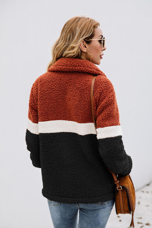 Love You More Zip Up Teddy Coat - 3 Colors - Top - DYAVOR®