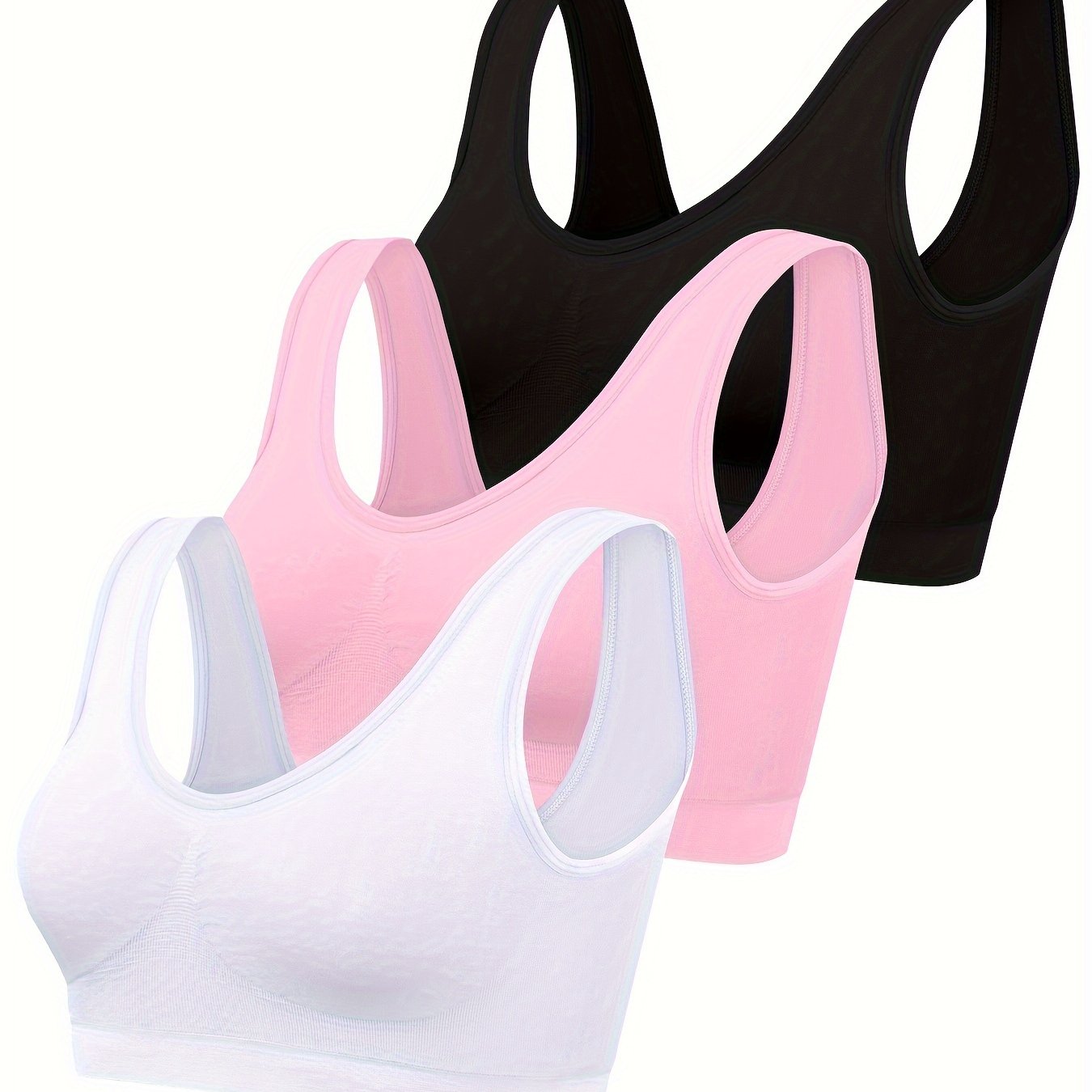 Eva | Set of 3 plain tank tops and seamless sports bra - 07/112024 1 - DYAVOR®