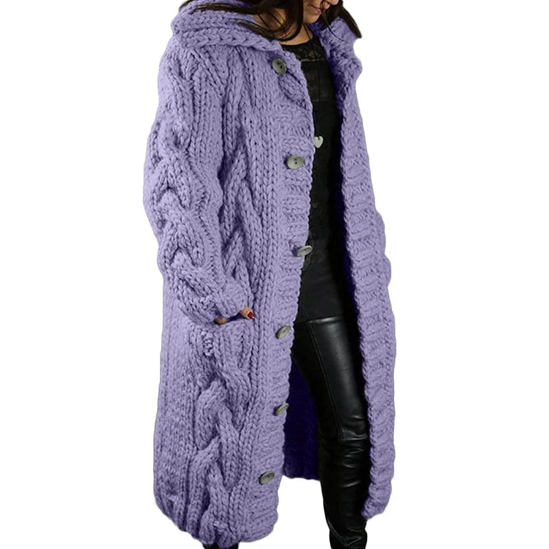 Nina - Stylish Thick Cardigan - 07/112024 2 - DYAVOR®