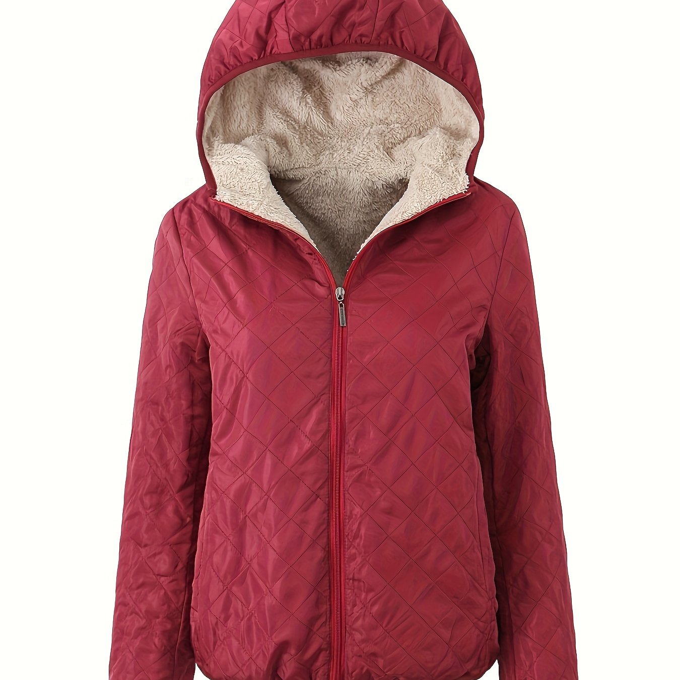 Emma | Quilted zippered jacket with hood - 07/112024 1 - DYAVOR®