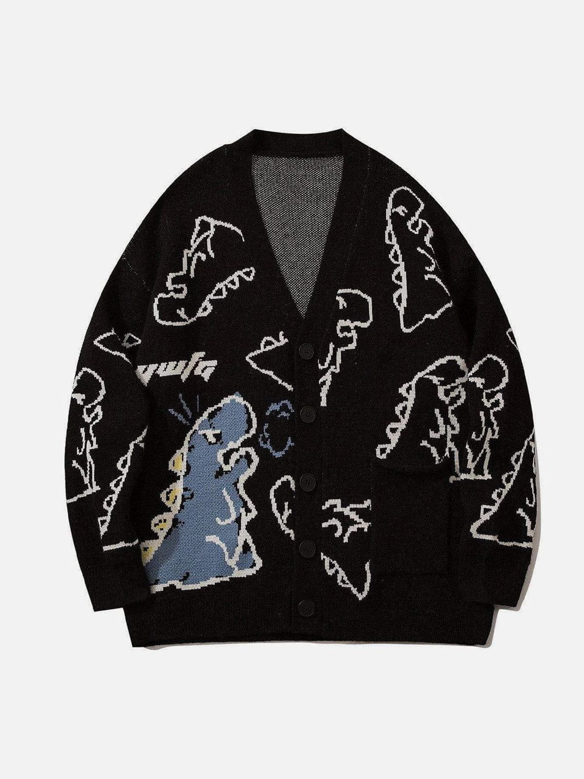Yente - Cardigan with dino print - 07/112024 2 - DYAVOR®