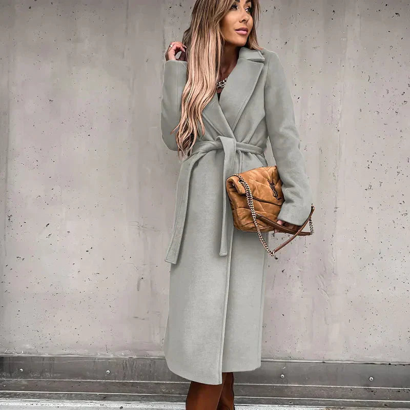 Ivana Wool Jacket | Modern & Long
