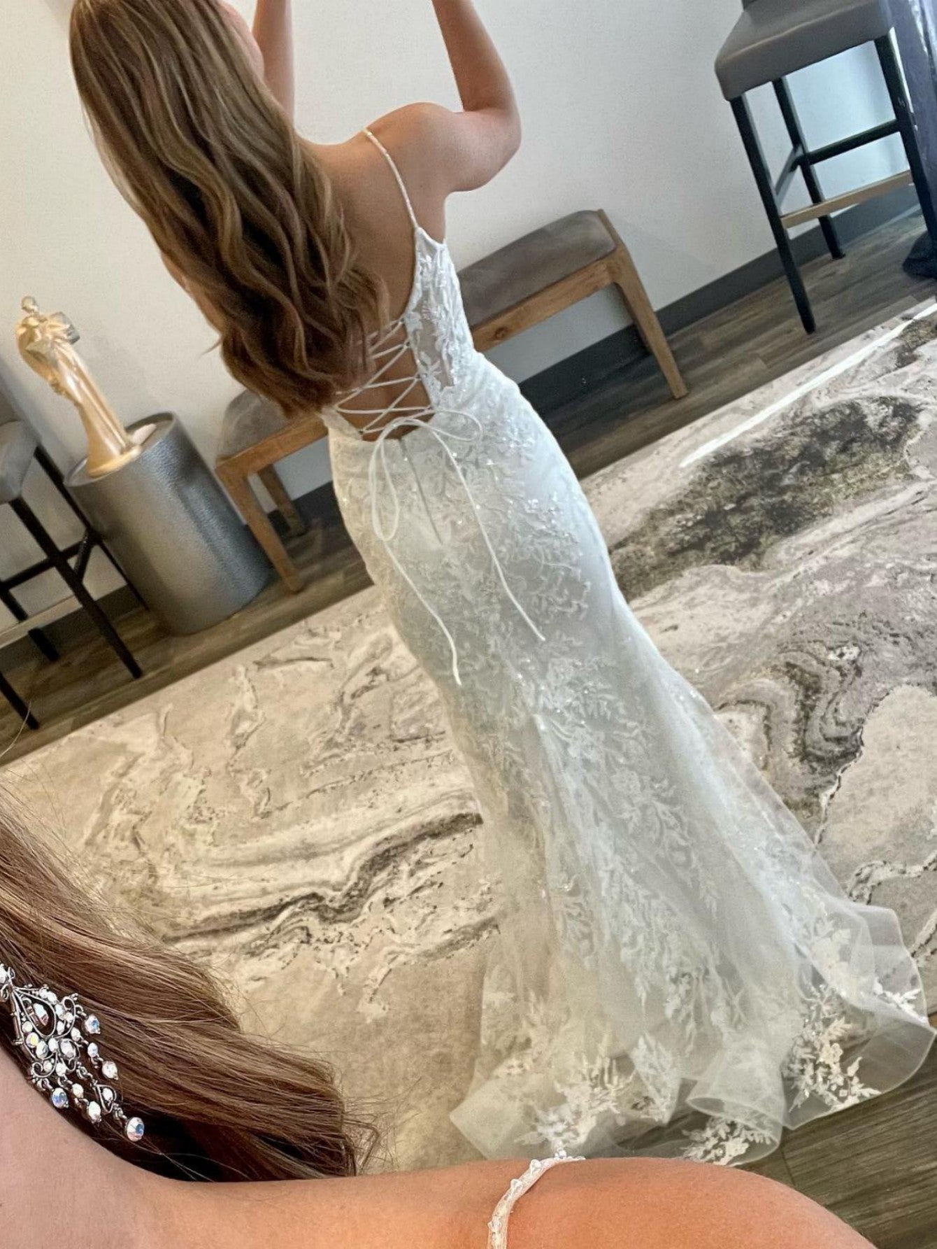 Billie | White Mermaid Prom Dress Long Evening Dress - Prom Dress - DYAVOR®