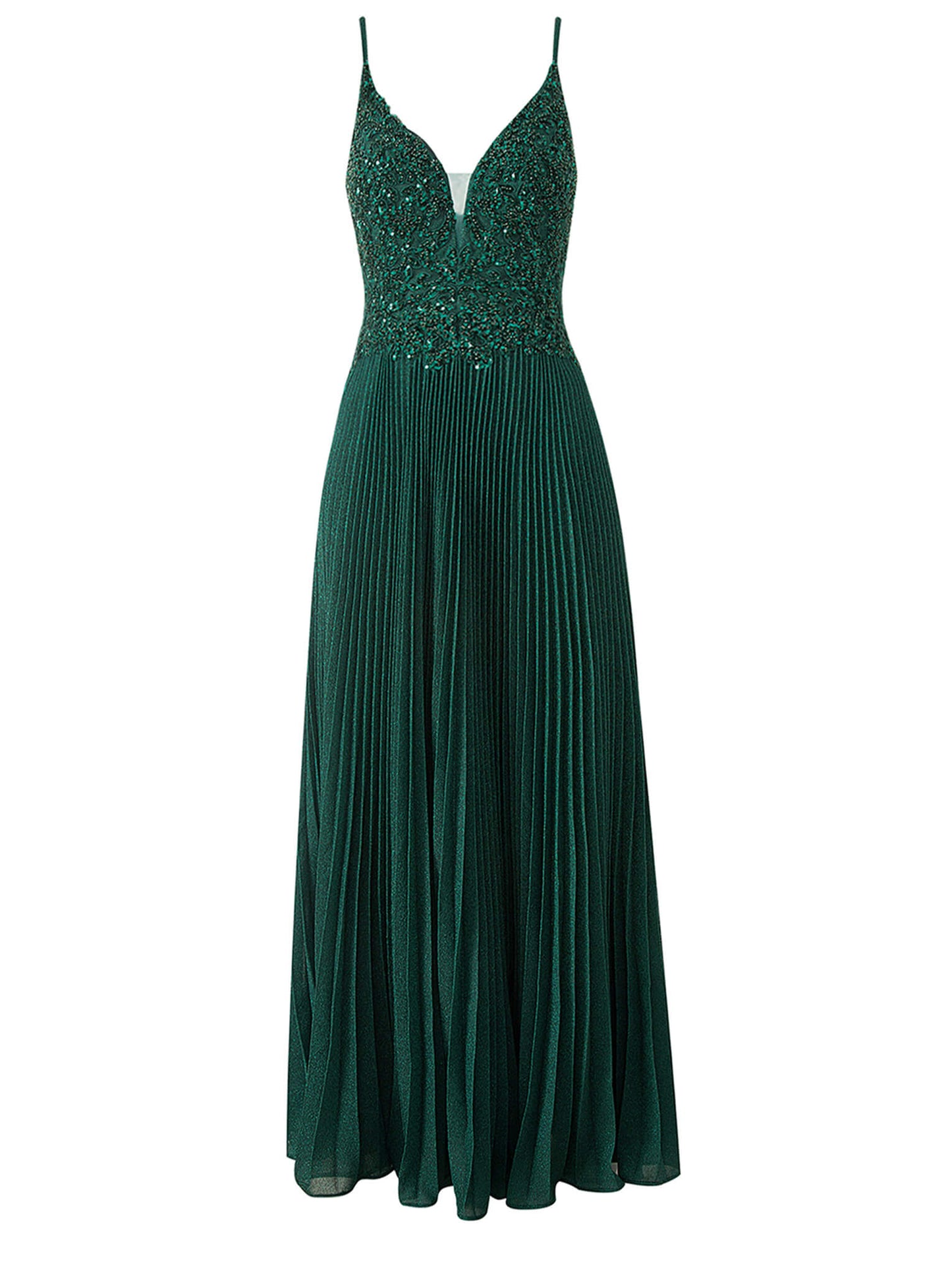 Elizabeth Rose Pink | A-line Floor Length Glitter Jersey Prom Dress with Appliques and Sequins - Prom Dresses - DYAVOR®