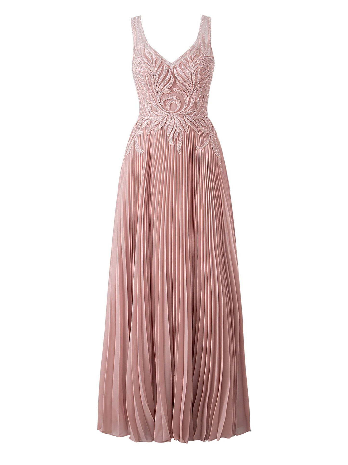 Abigail Dark Green | A-line V-neck Chiffon Prom Dress - Prom Dresses - DYAVOR®