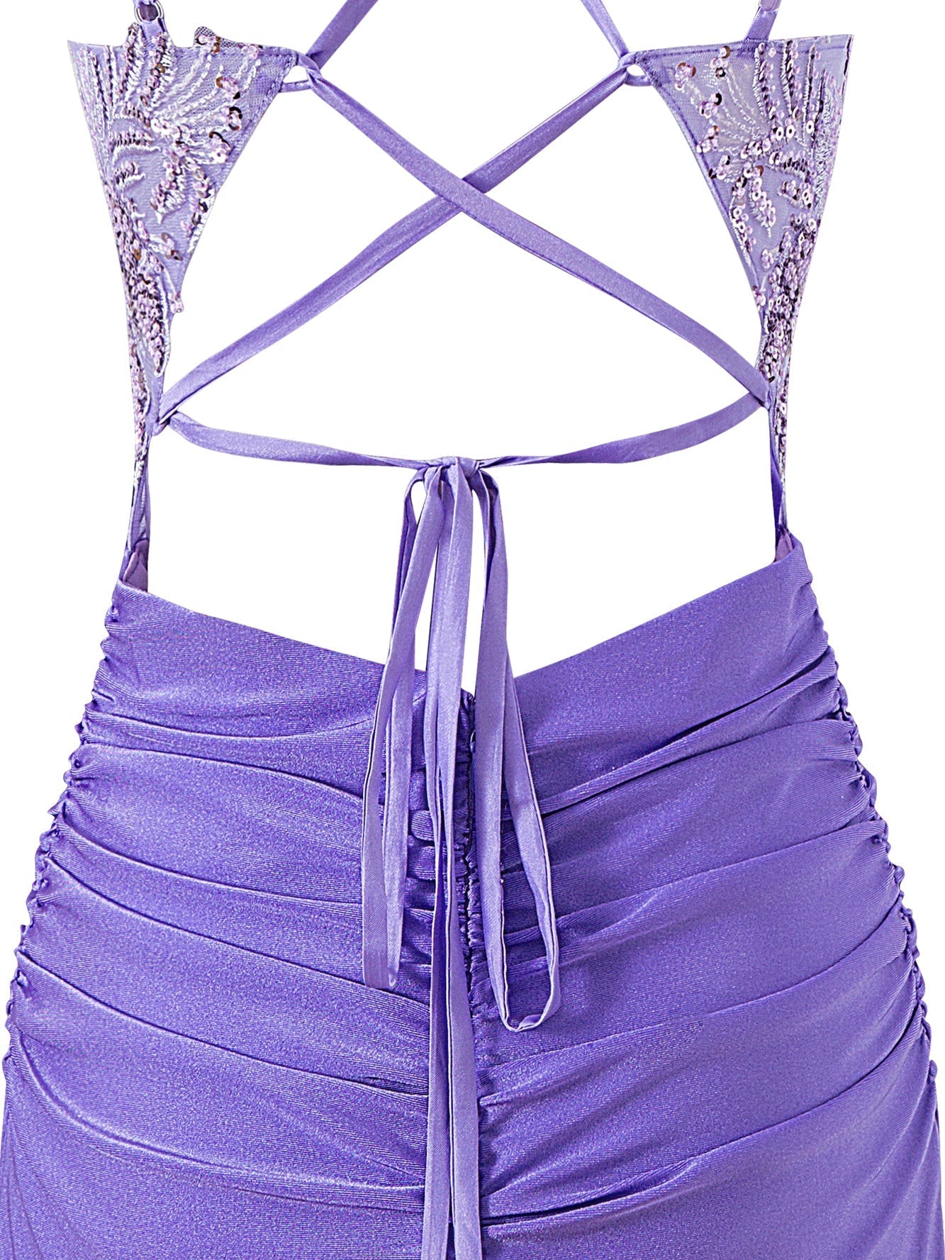 Ella Blue | Sheath Short V Neck Jersey Homecoming Dress - Cocktail Dress - DYAVOR®
