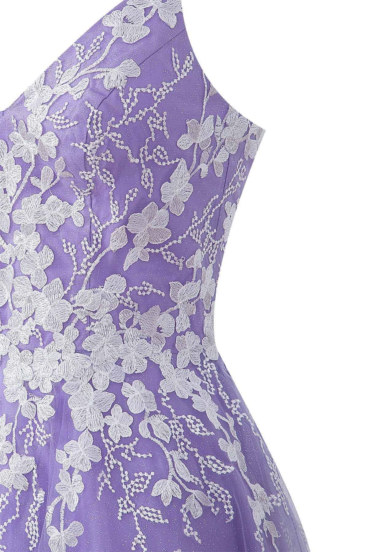 Bella | Aline Short Glitter Tulle Homecoming Dress with Appliques - Cocktail Dress - DYAVOR®