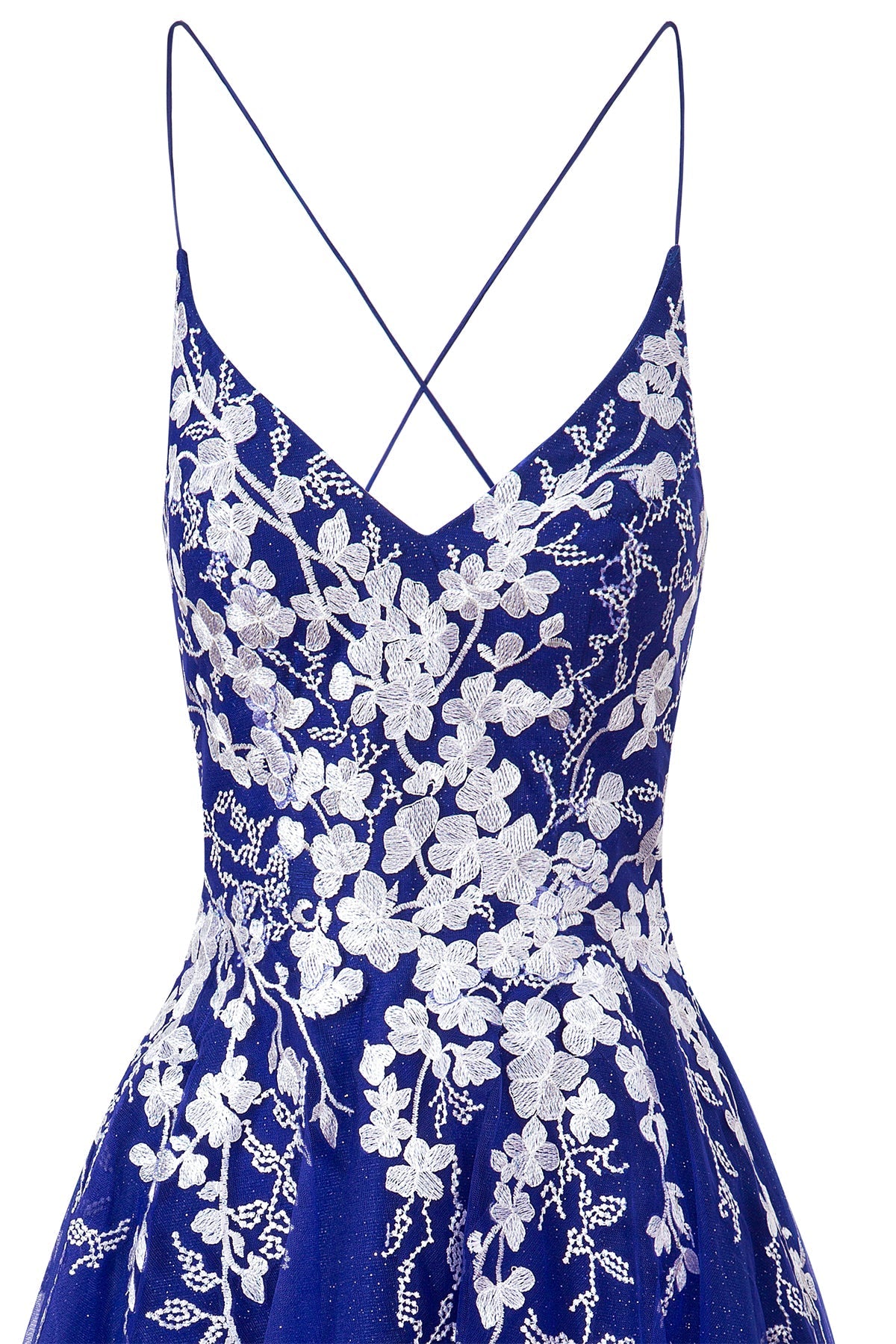 Bella | Aline Short Glitter Tulle Homecoming Dress with Appliques - Cocktail Dress - DYAVOR®