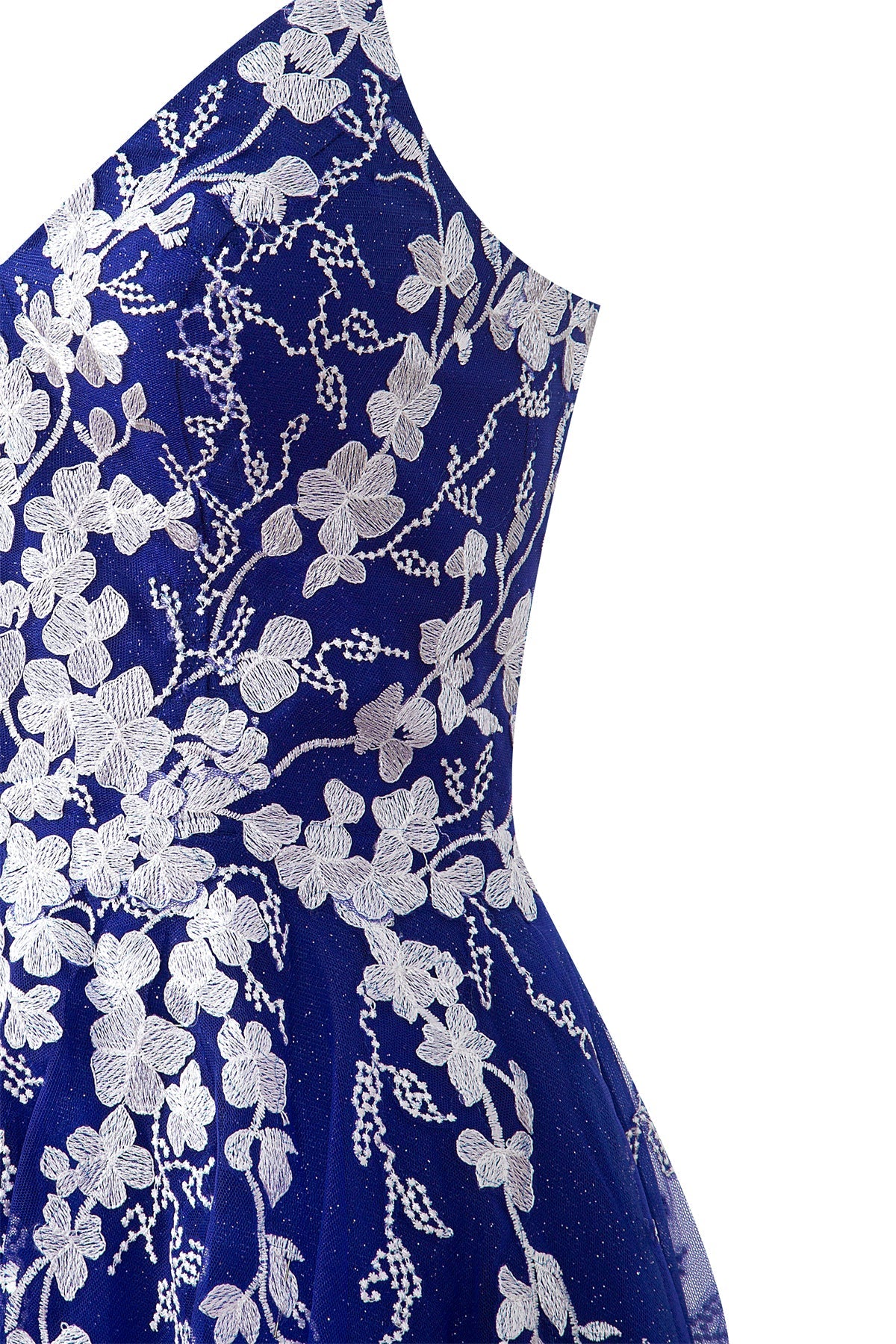 Bella | Aline Short Glitter Tulle Homecoming Dress with Appliques - Cocktail Dress - DYAVOR®