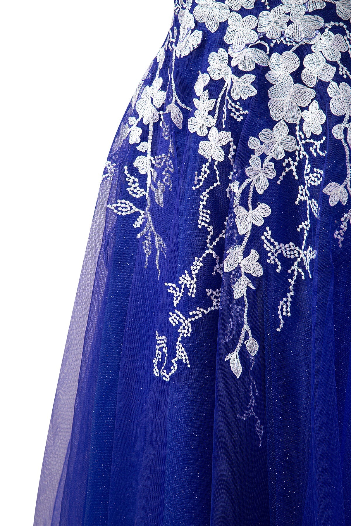 Bella | Aline Short Glitter Tulle Homecoming Dress with Appliques - Cocktail Dress - DYAVOR®