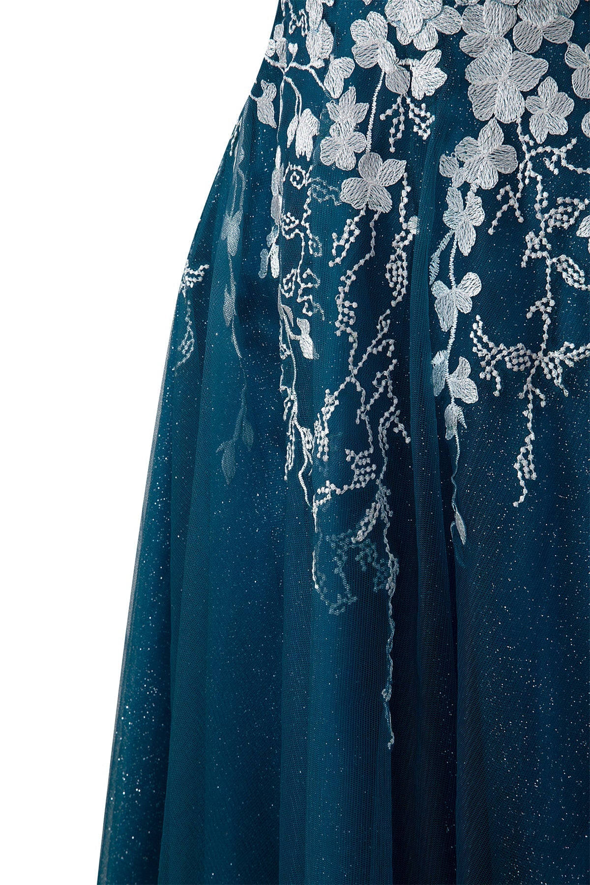 Bella | Aline Short Glitter Tulle Homecoming Dress with Appliques - Cocktail Dress - DYAVOR®