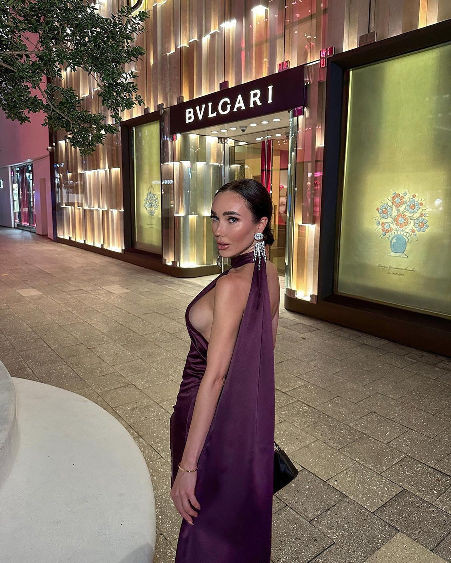 Purple Mini Dress - - DYAVOR®
