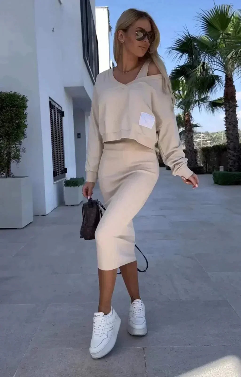 Women's Sweater and Skirt Set - 05/112024 1 - DYAVOR®