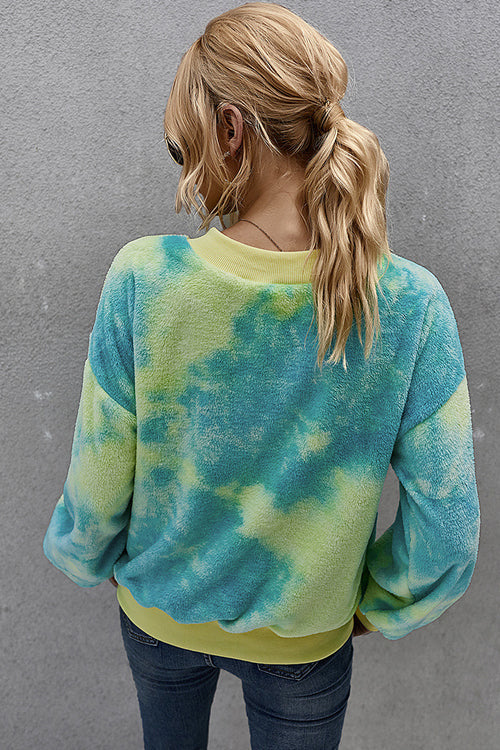 Ready For Fall Tie-Dye Fluffy Jacket - 4 Colors - Top - DYAVOR®
