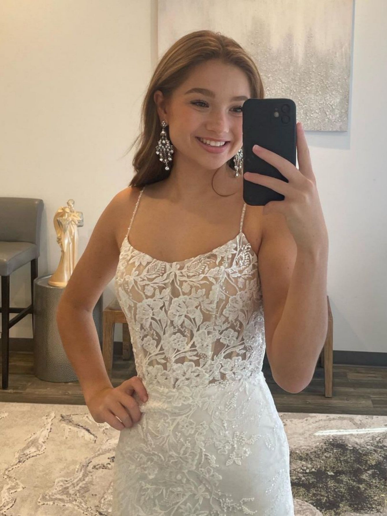 Billie | White Mermaid Prom Dress Long Evening Dress - Prom Dress - DYAVOR®