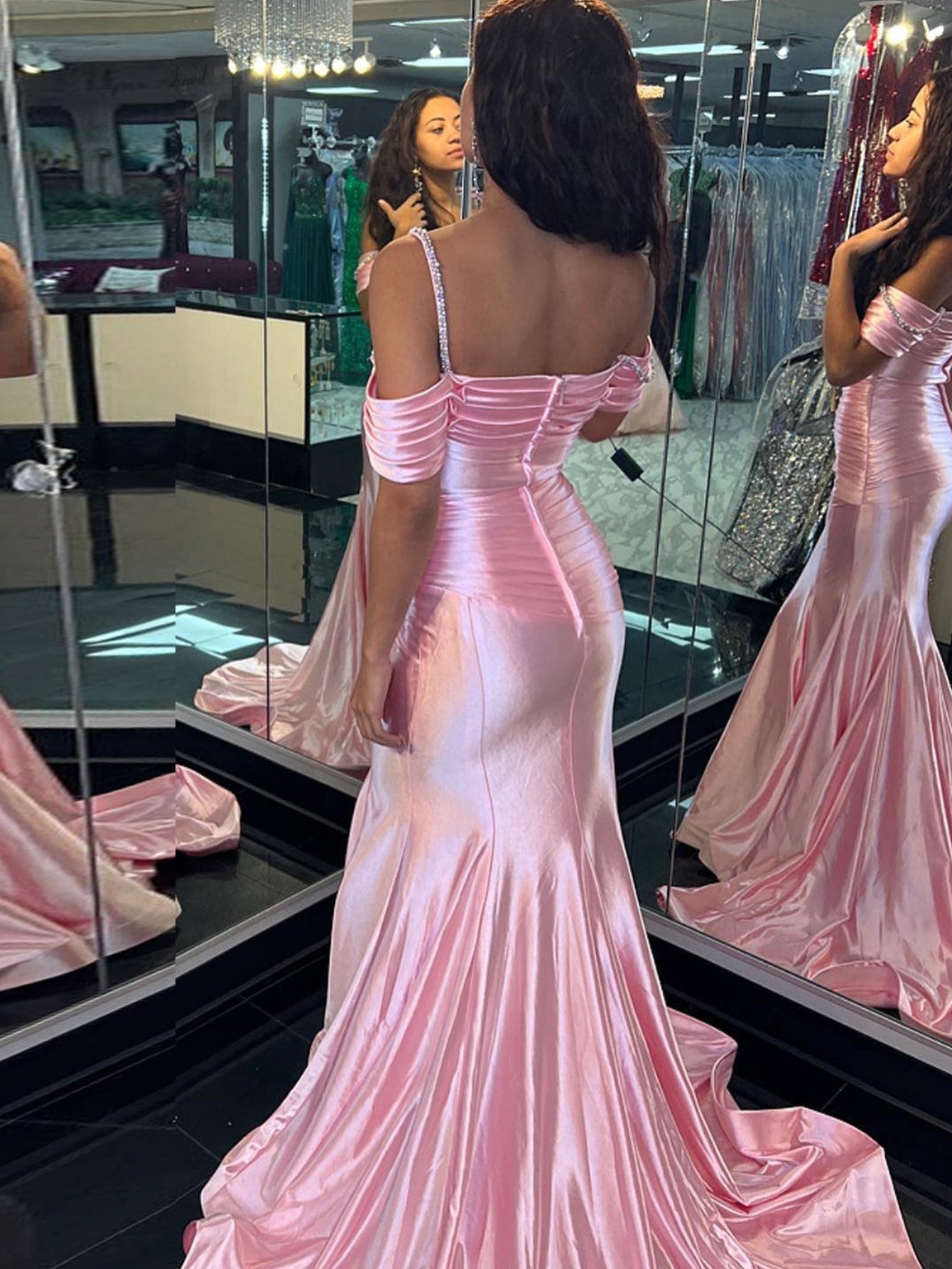 Judith | Pink Sweetheart Neck Long Mermaid Prom Dress - Prom Dress - DYAVOR®