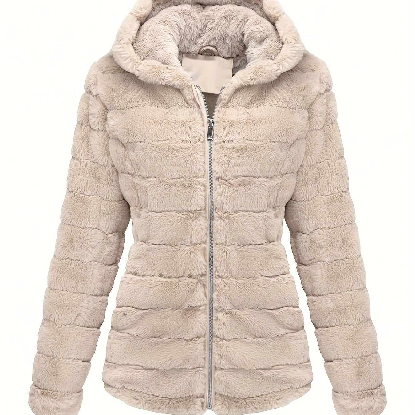 Elise | Stylish solid color teddy coat - 07/112024 1 - DYAVOR®