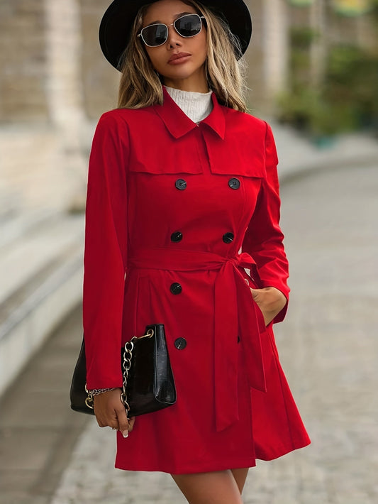 Stylish winter trench coat for women - Myrthe - 26/102024 1 - DYAVOR®