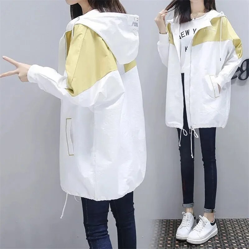Jasmine - Lightweight hooded long coat for women - 07/112024 2 - DYAVOR®