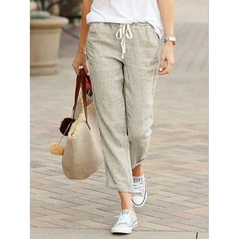 Casual Ladies Linen Pants - 05/112024 1 - DYAVOR®