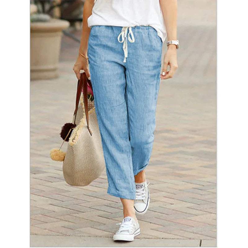 Casual Ladies Linen Pants - 05/112024 1 - DYAVOR®