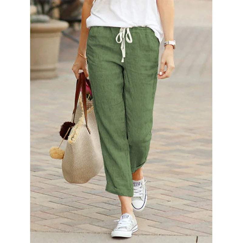 Casual Ladies Linen Pants - 05/112024 1 - DYAVOR®
