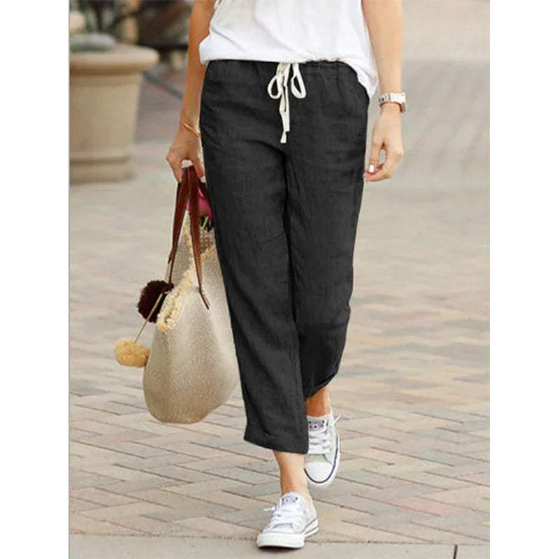 Casual Ladies Linen Pants - 05/112024 1 - DYAVOR®